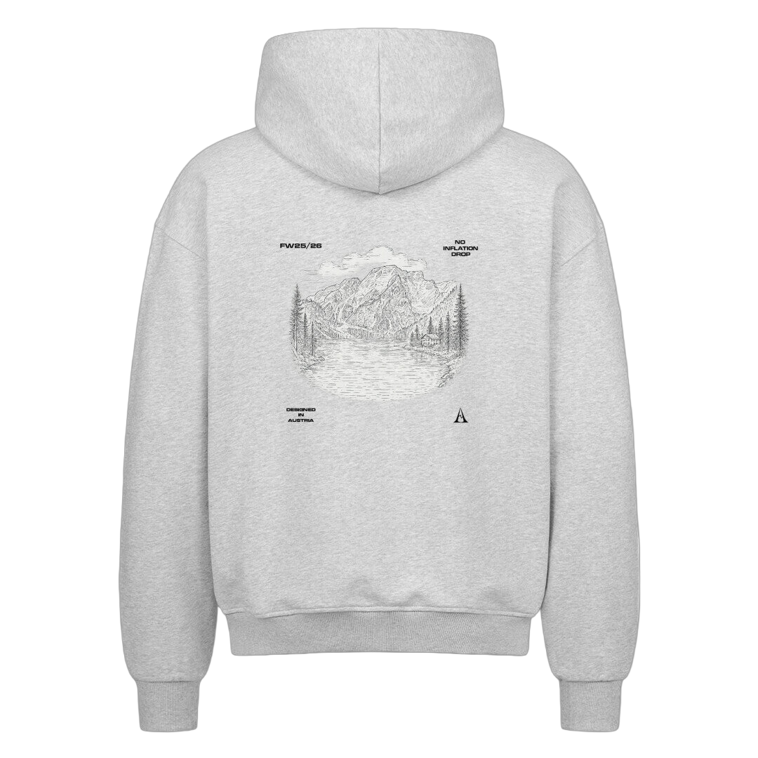 TRBE Braies Lake Oversized Zip Hoodie - NO INFLATION DROP