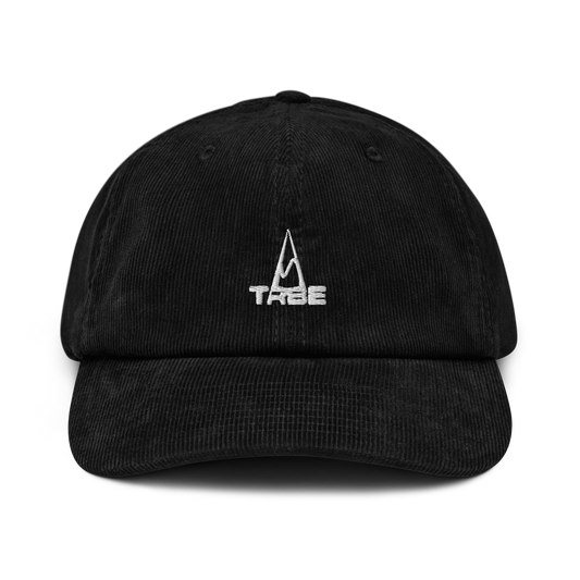 TRBE LOGO CORD CAP BLACK